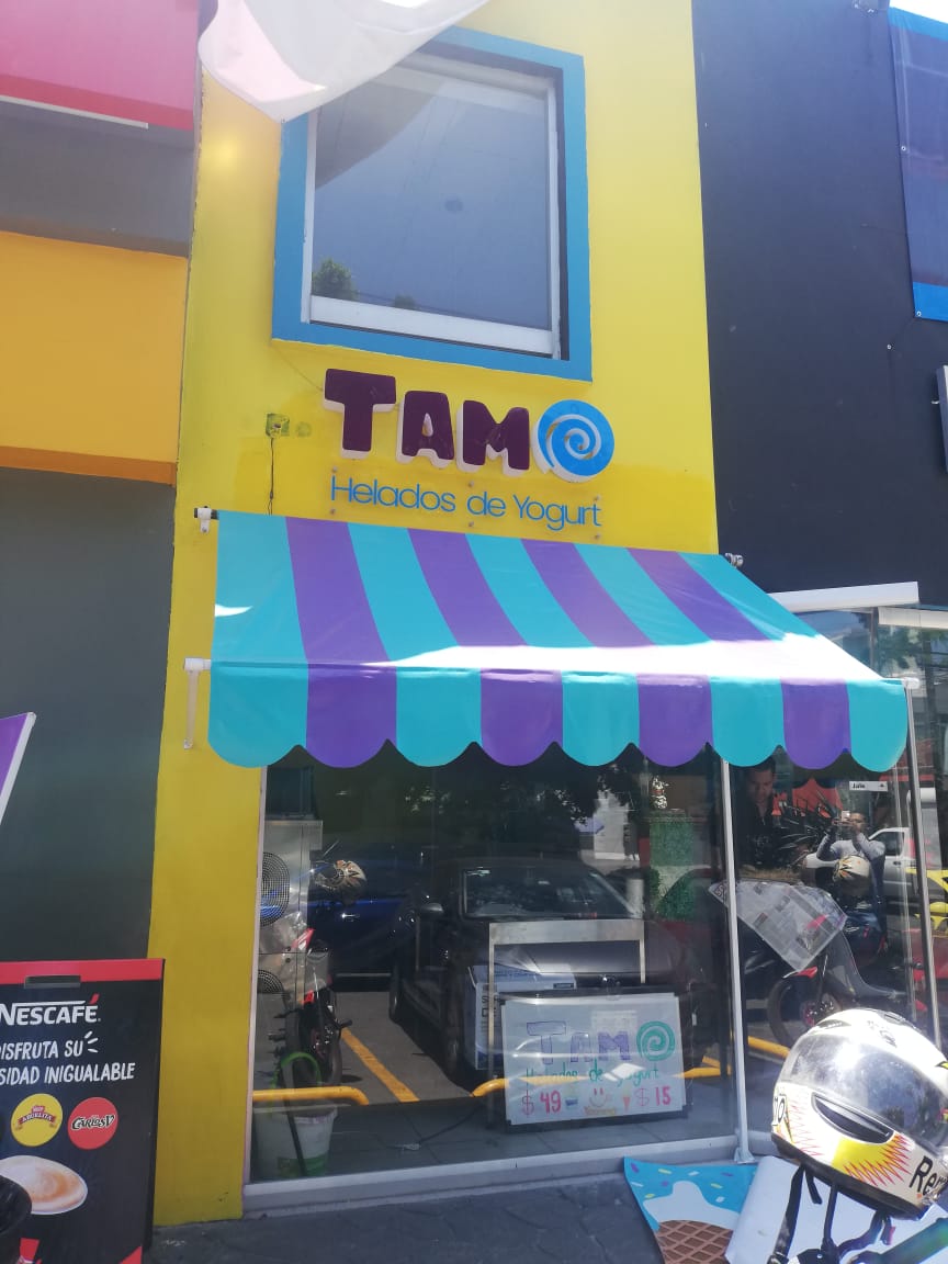Toldo fijo para negocio — 1
