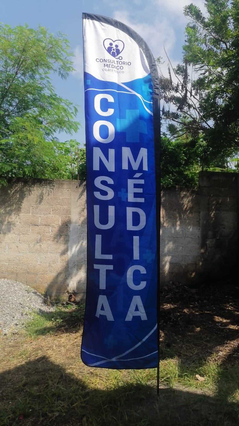 Bandera tipo gota y pluma — 1