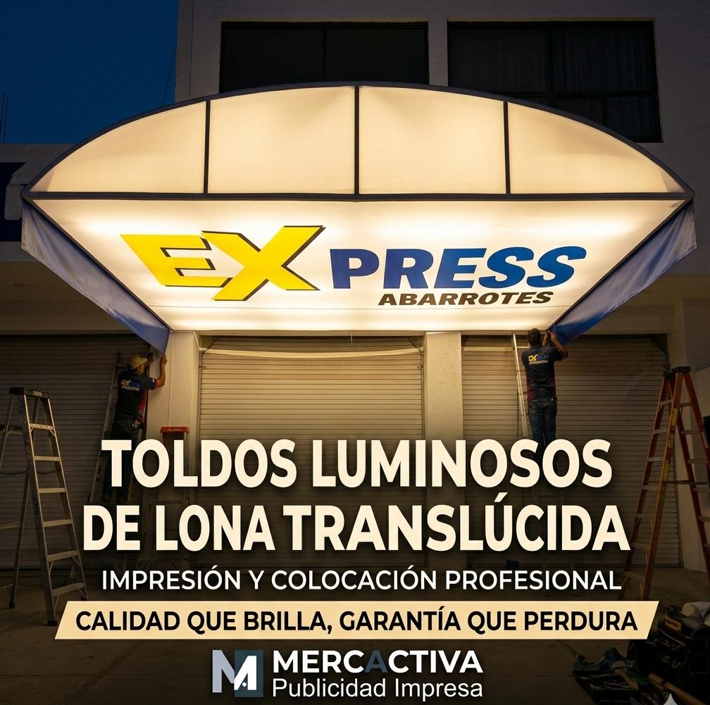 Anuncio luminoso y letras 3D — trabajo 12